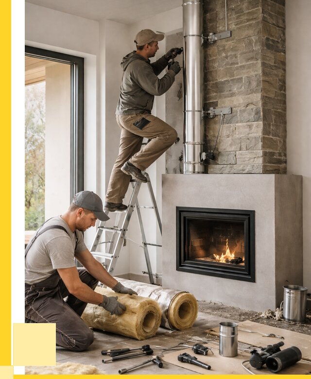 Монтаж дымоходов для каминов в Луховицах от 15518 р. ЭриданЛхв