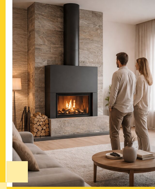 Закрытые камины под ключ в Луховицах от 124140 р., ЭриданЛхв