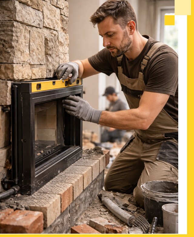 Дровяные камины под ключ в Луховицах: монтаж, обустройство