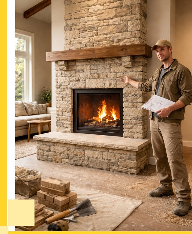 Камины под ключ в Луховицах от 186210 р. | ЭриданЛхв — установка