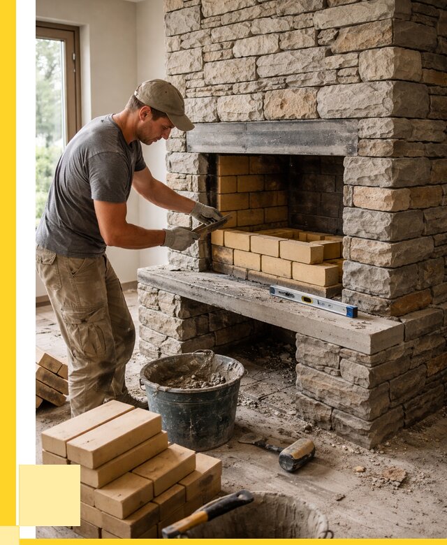 Кладка каминов и камина в Луховицах от 25863 р. ЭриданЛхв