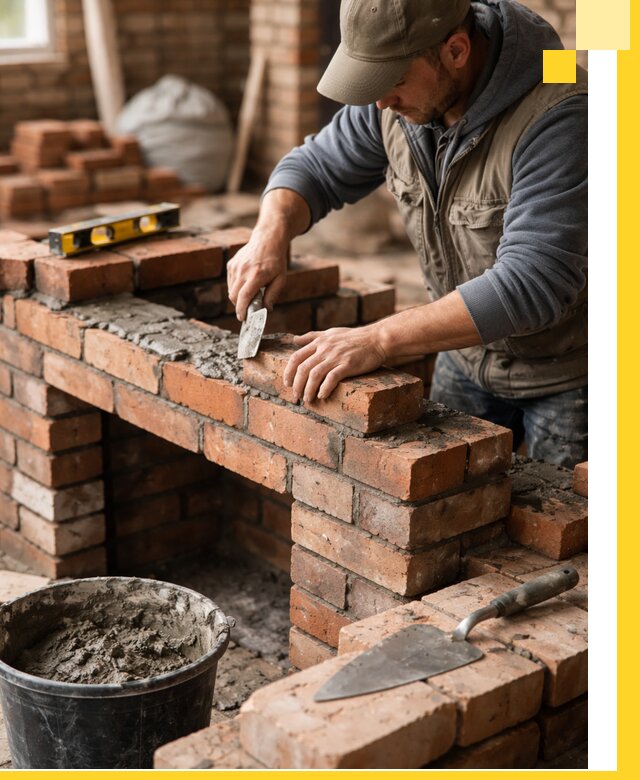 Кладка каминов под ключ в Луховицах профессиональная отделка и монтаж