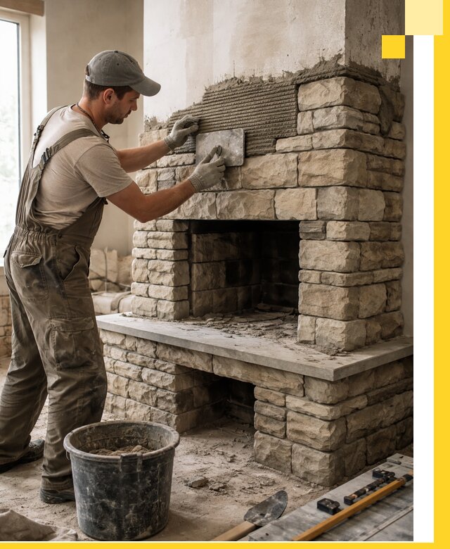 Строительство каминов под ключ в Луховицах от проектирования до монтажа