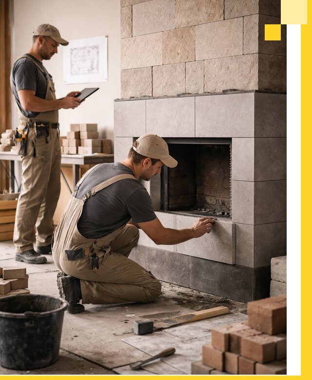 Индивидуальные проекты каминов и каминных систем в Луховицах