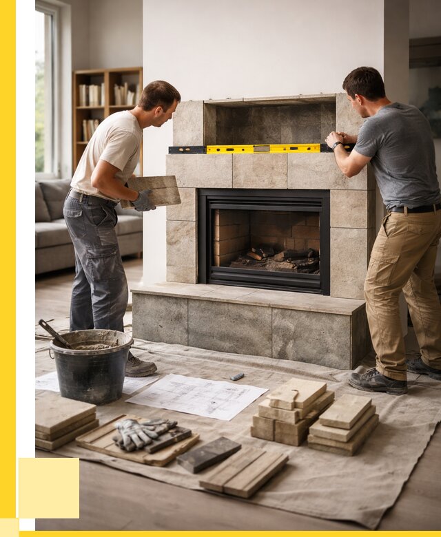 Монтаж каминов и установка в Луховицах от 46553 р. | ЭриданЛхв