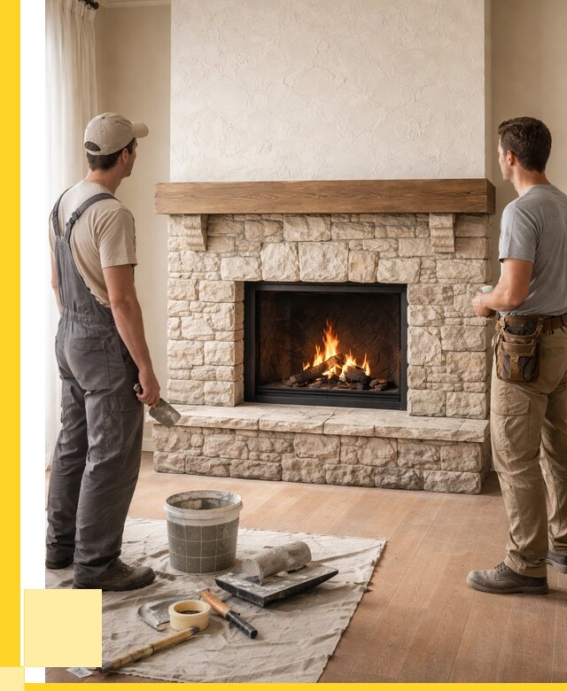 Отделка каминов в Луховицах от 6724 р. под ключ | ЭриданЛхв