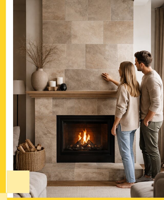 Облицовка каминов керамогранитом в Луховицах от 4655 р. | ЭриданЛхв