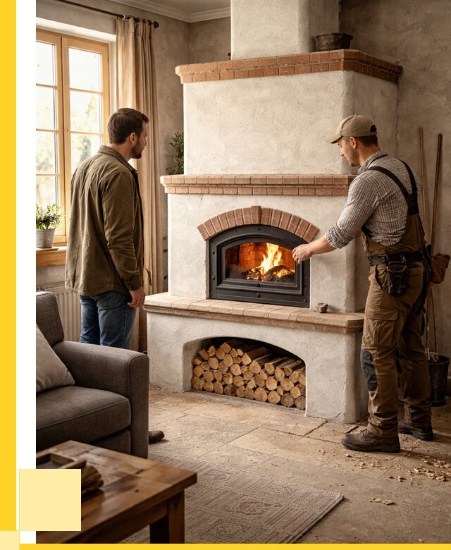 Печи камины в Луховицах: кирпичные, изразцовые от 62070 р. | ЭриданЛхв