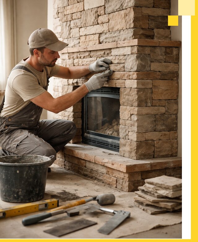 Проектирование и установка печей-каминов под ключ в Луховицах