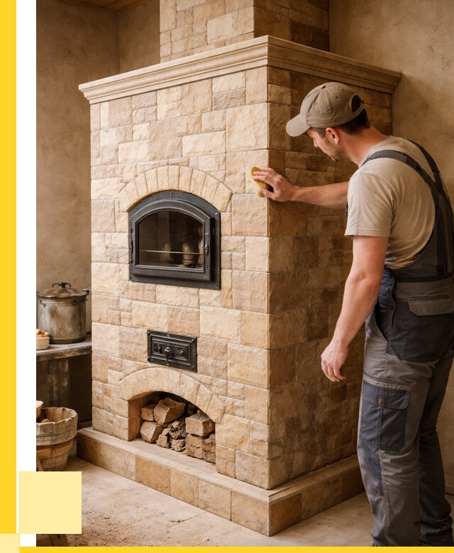 Облицовка печей в Луховицах от 4655 р. под ключ | ЭриданЛхв