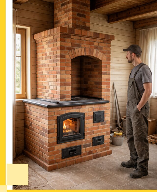 Кирпичные печи в Луховицах: купить от 155175 р. | ЭриданЛхв