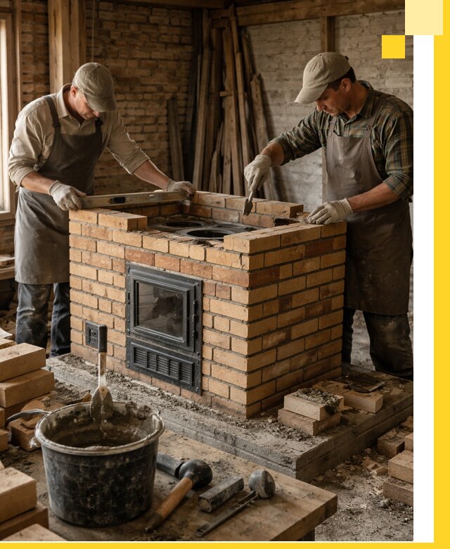 Изготовление и установка варочных печей под ключ в Луховицах