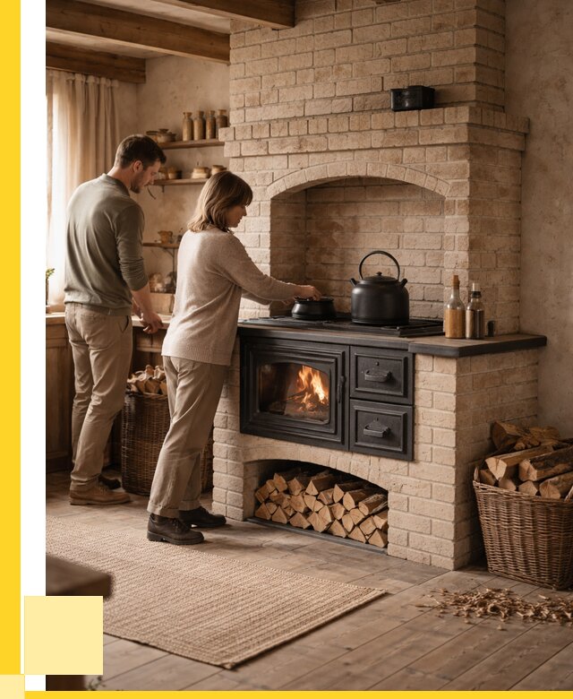 Печи с плитой в Луховицах от 46553 р. | ЭриданЛхв — кирпичная печь