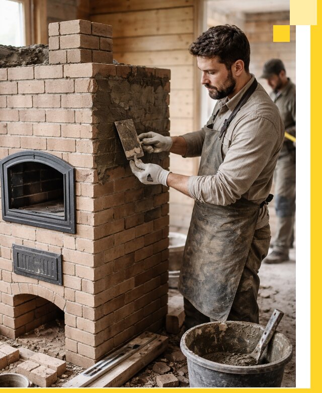 Изготовление и установка печей-шведок под ключ в Луховицах