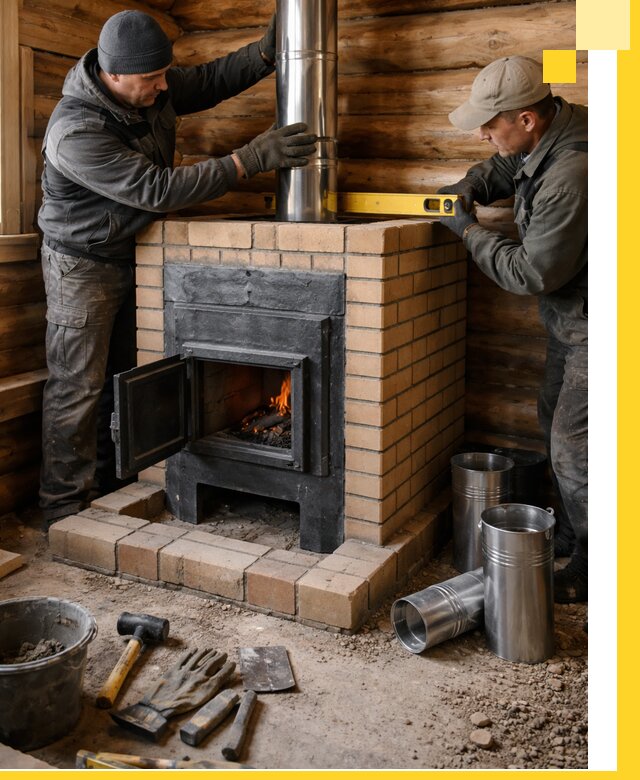 Проектирование, изготовление и установка банных печей в Луховицах