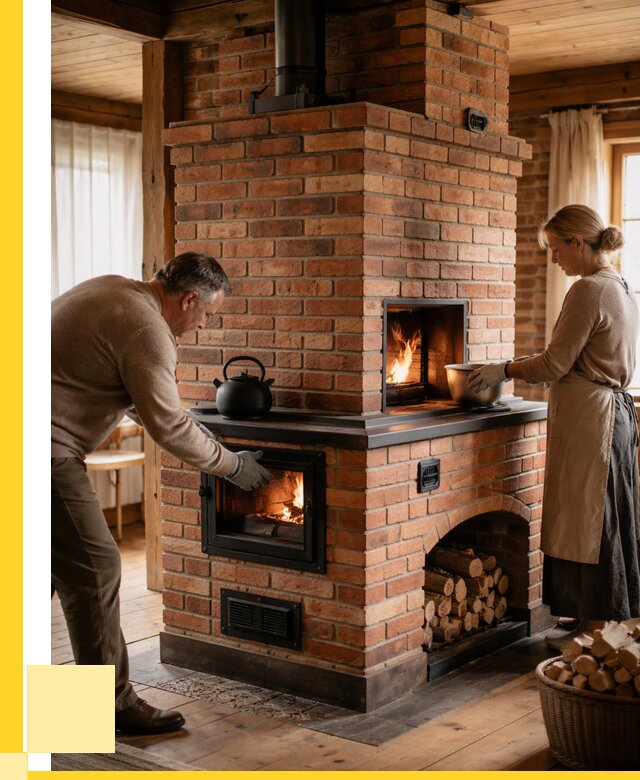 Печи для загородного дома под ключ в Луховицах от 82760 р. | ЭриданЛхв