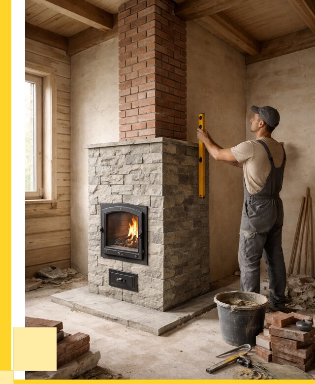 Печи и дымоходы под ключ в Луховицах от 46553 р., ЭриданЛхв