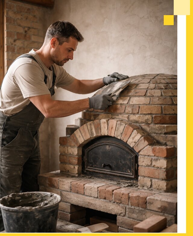 Изготовление и монтаж помпейских печей на заказ в Луховицах