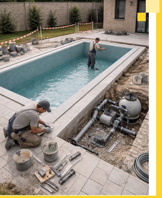 Строительство бассейнов под ключ в Луховицах: проекты и монтаж