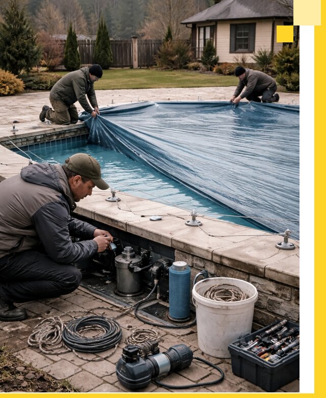 Консервация бассейнов в Луховицах: подготовка к длительному хранению