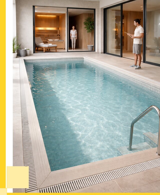 Отделка бассейна пленкой ПВХ в Луховицах от 3621 р. - ЭриданЛхв