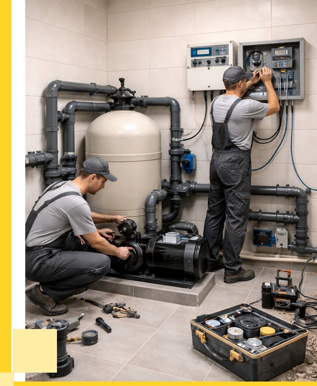 Монтаж оборудования для бассейнов в Луховицах от 41380 р. | ЭриданЛхв