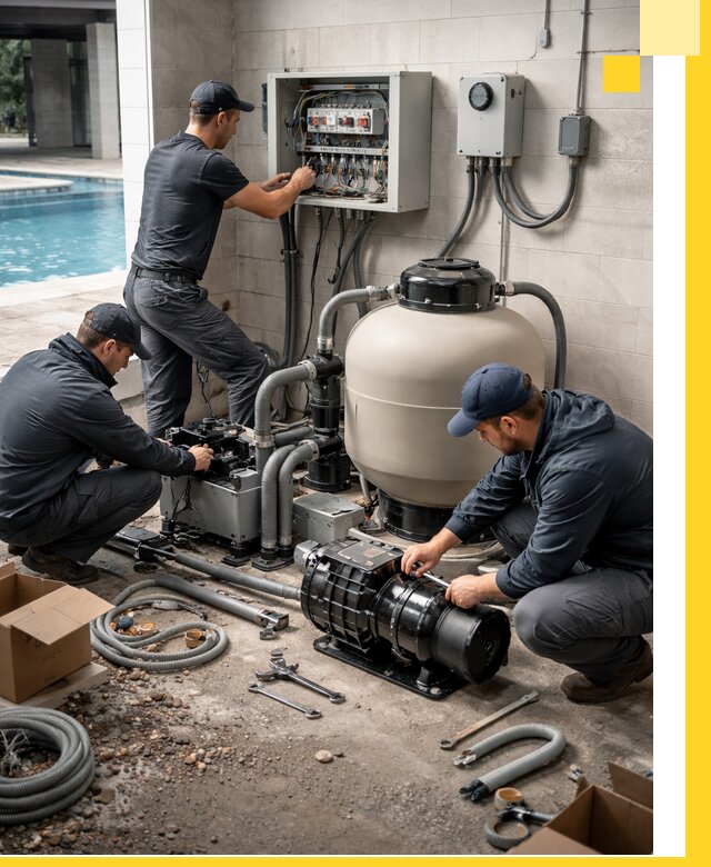 Профессиональный монтаж оборудования для бассейнов в Луховицах