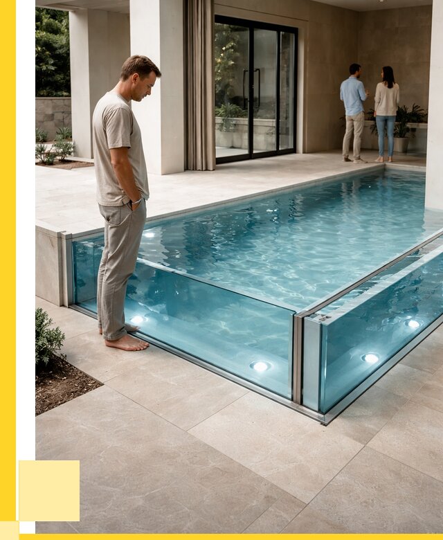 Стеклянные бассейны в Луховицах от 1241400 р. | ЭриданЛхв — мозаика