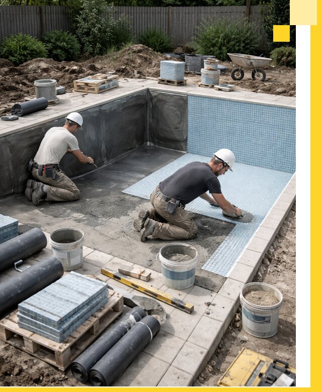 Проектирование и строительство стационарных бассейнов в Луховицах