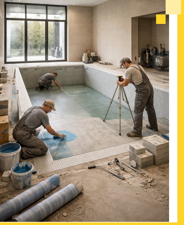 Проект и строительство закрытых бассейнов в Луховицах под ключ