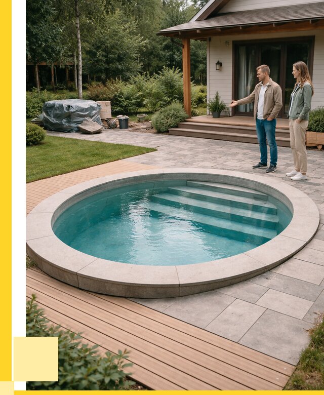 Бассейн на даче под ключ в Луховицах от 206900 р., ЭриданЛхв