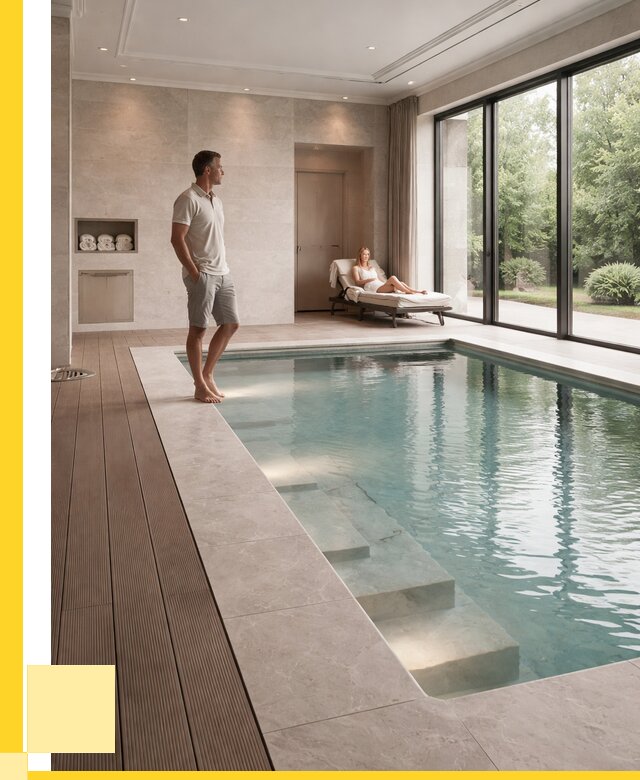 Бассейны в коттедже под ключ в Луховицах от 1241400 р. | ЭриданЛхв