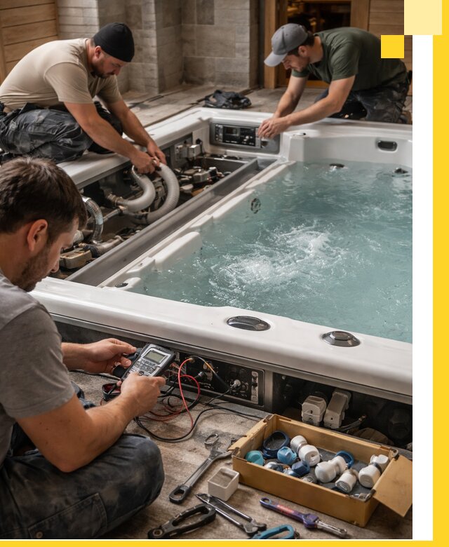 Гидромассажные бассейны под ключ в Луховицах, дизайн и монтаж