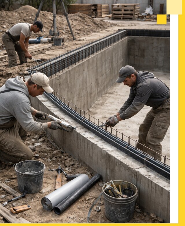 Качественный монтаж чаши бассейна в Луховицах под ключ с гарантией