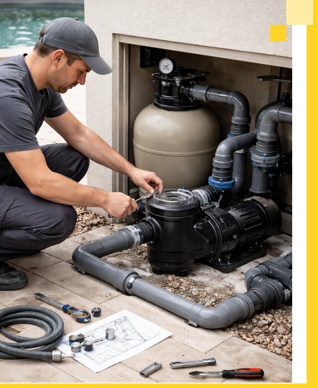 Поставка, монтаж и сервис насосов для бассейнов в Луховицах