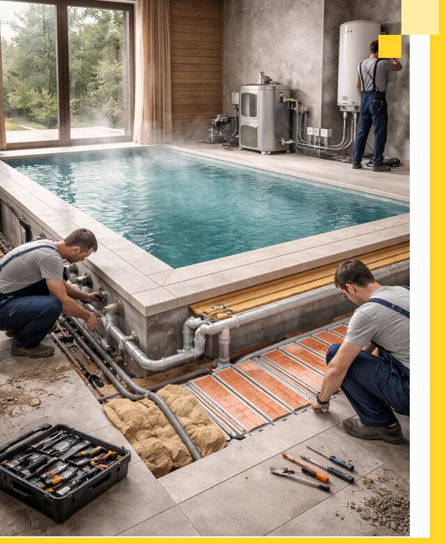 Проектирование и строительство тёплых бассейнов в Луховицах