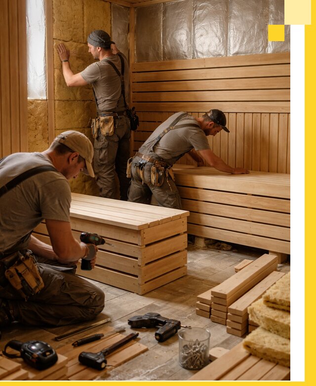 Профессиональное строительство саун под ключ в Луховицах