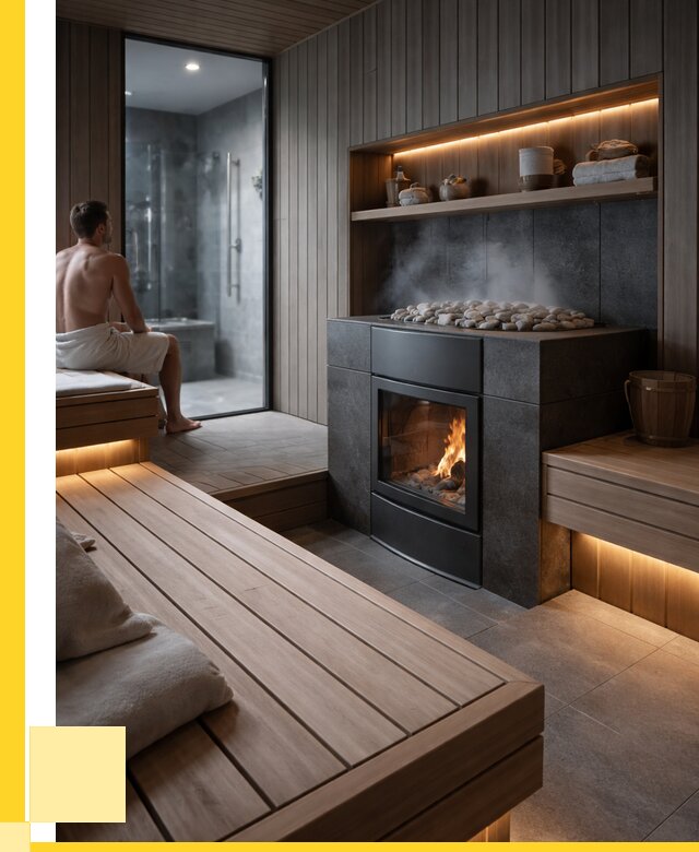 Проект сауны в частном доме в Луховицах от 36208 р. | ЭриданЛхв