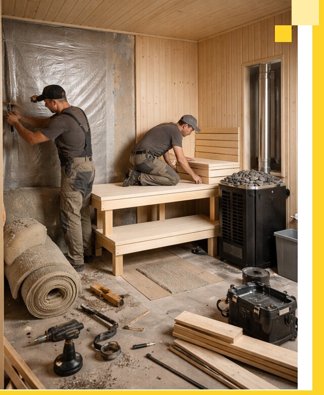 Проекты саун под ключ в Луховицах дизайн и строительство