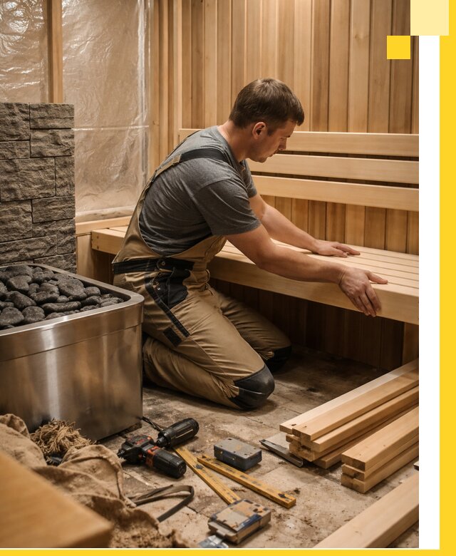 Сауны для дома под ключ с проектированием и монтажом в Луховицах