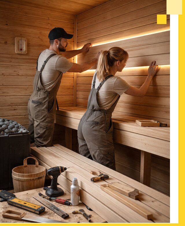 Дизайн саун и бань под ключ с индивидуальным проектом в Луховицах