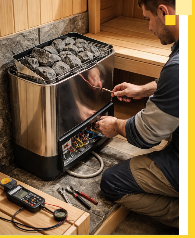 Продажа и установка электрокаменок для саун в Луховицах