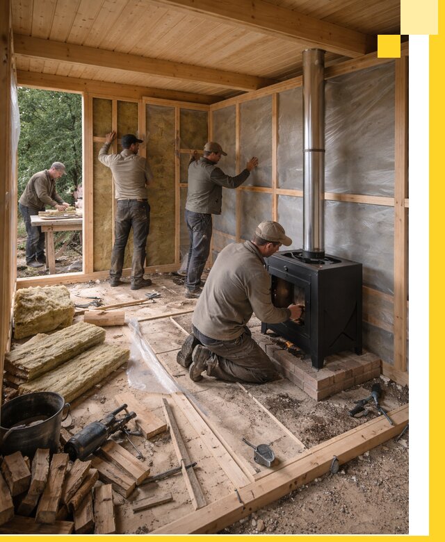 Профессиональный монтаж бань под ключ в Луховицах для дома