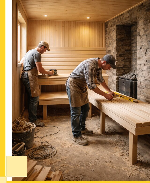 Отделка бани в Луховицах: внутренняя отделка от 3104 р. | ЭриданЛхв