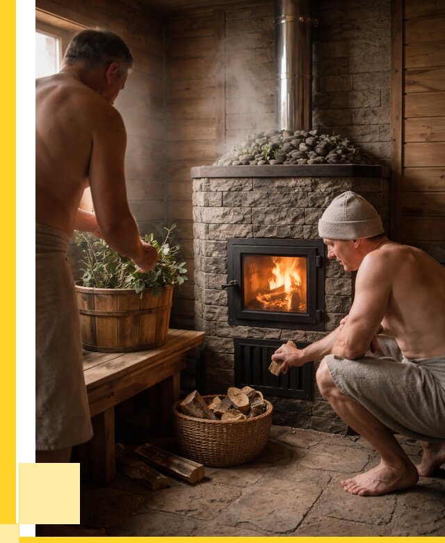 Банные печи под ключ в Луховицах от 46553 р. | ЭриданЛхв кирпичная