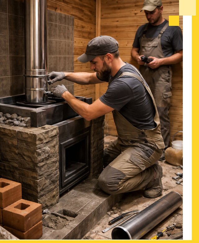 Изготовление и установка банных печей под ключ в Луховицах