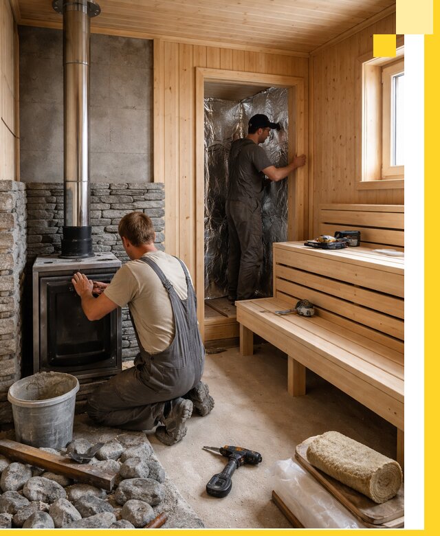 Строительство и изготовление бань под ключ в Луховицах