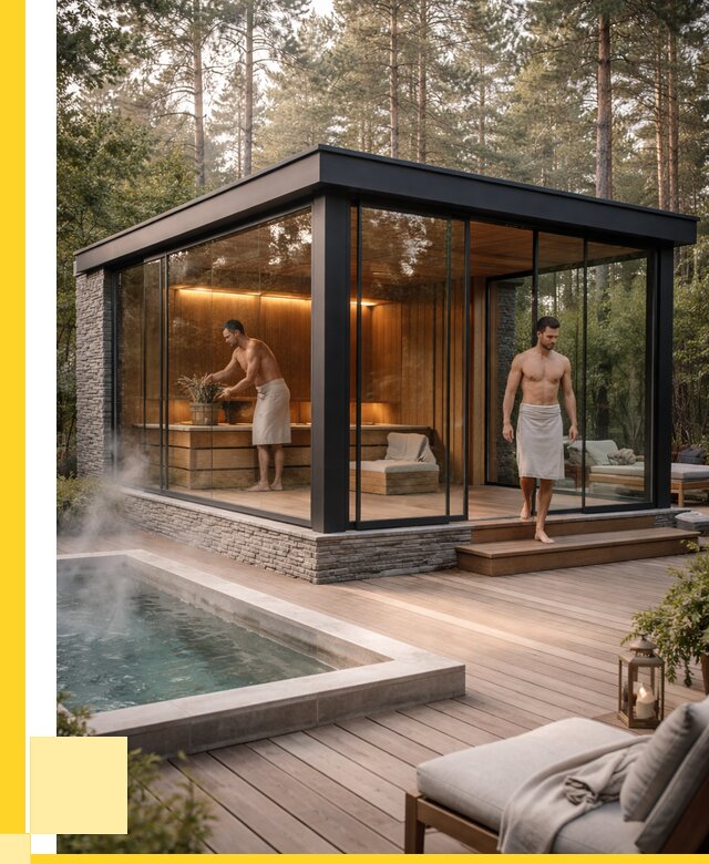 Стеклянные бани и двери в Луховицах от 465525 р. | ЭриданЛхв