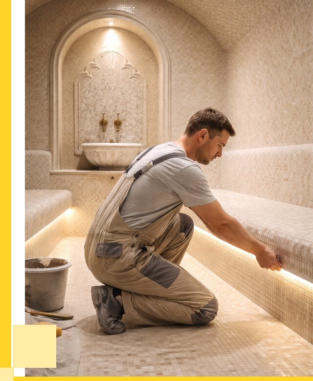 Отделка хамамов под ключ в Луховицах от 5690 р. | ЭриданЛхв