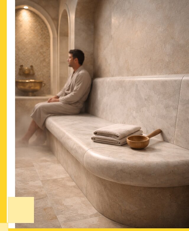 Сиденья для хамама в Луховицах под ключ от 12414 р. | ЭриданЛхв